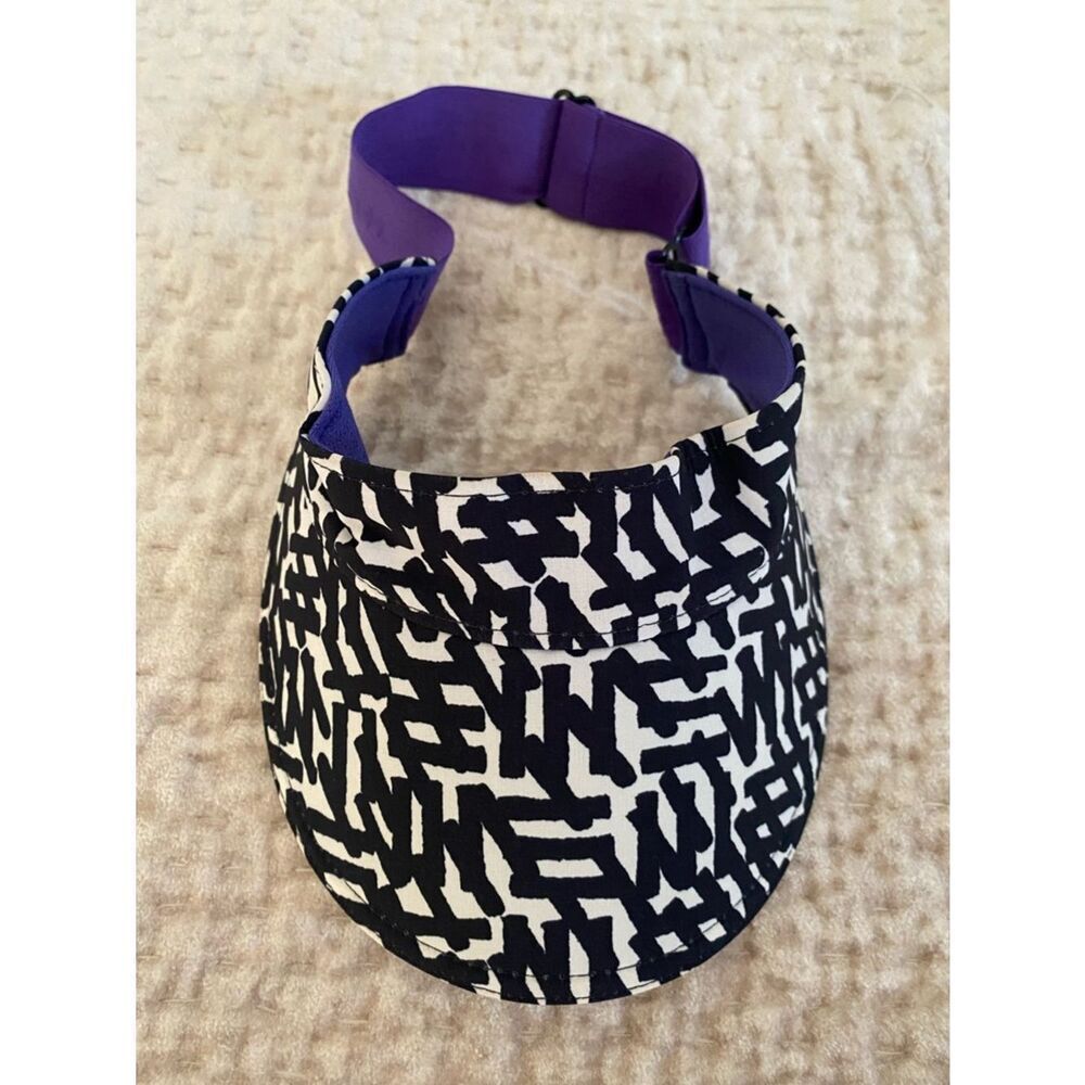 lululemon athletica Black and White Patterned Visor